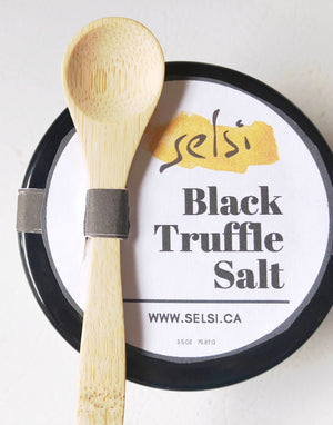 Black Truffle Salt with Spoon